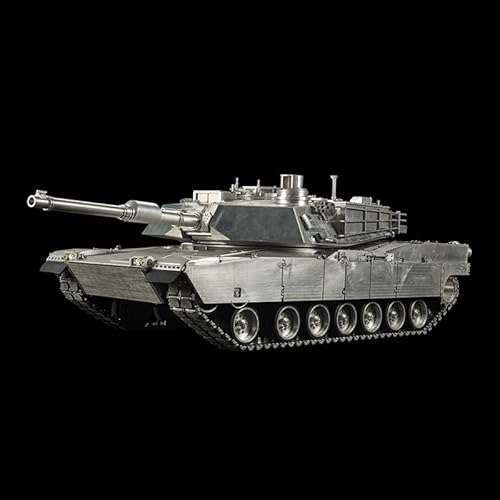 wheelfun Henglong M1A2 Abrams RTR RC Panzer 3918, Vollmetall, 1239 mm, für Erwachsene, Hobby, BB, Schießen, Airsoft-Tank, der schießt, 1/8 Maßstab von wheelfun