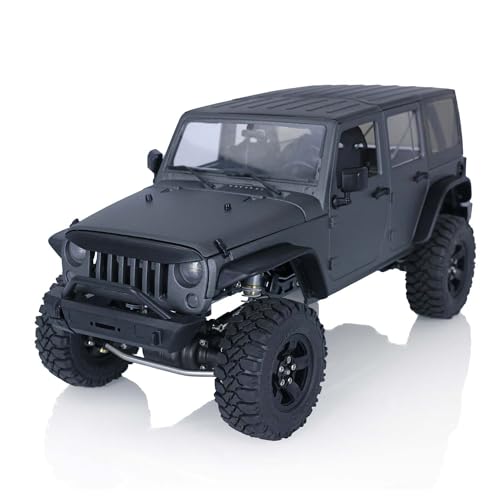 wheelfun Kapodaster 1/18 CUB2 JK KIT Metall Chassis Crawler RC Auto 2 Gang Getriebe Differential für Hobby von wheelfun