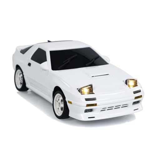 wheelfun LDRC 1/18 RX7 RC Rennwagen RWD Gyroskop Funkfernsteuerung Driftfahrzeuge LD1802 für Erwachsene von wheelfun