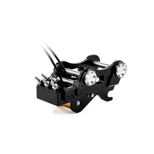 wheelfun LESU Metall Schnellspanner Kupplung für 1/14 RC Vollhydraulischer Bagger Aoue-LR960 Modell Zubehör von wheelfun