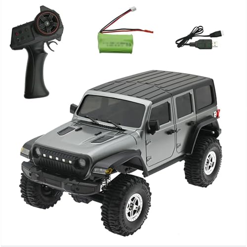 wheelfun RC 1/18 Crawler RTR Off-Road Truck 4WD Lichter Fernsteuerungsauto Geschenk von wheelfun