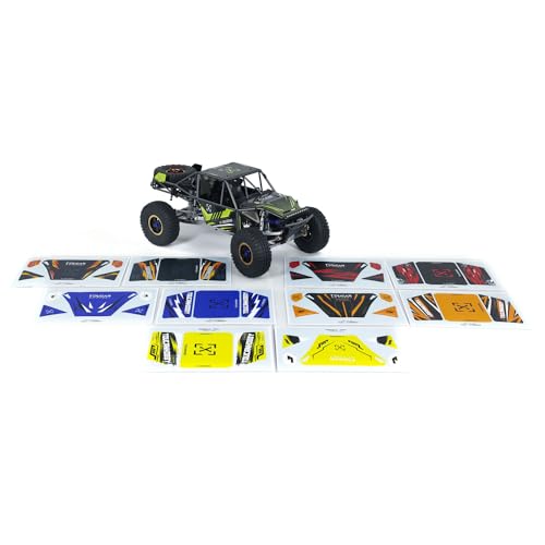 wheelfun RC Hobby PVC-Aufkleber für 1/8 RC Crawler Cars Kapodaster U4 CD1582X für Erwachsene Hobby von wheelfun