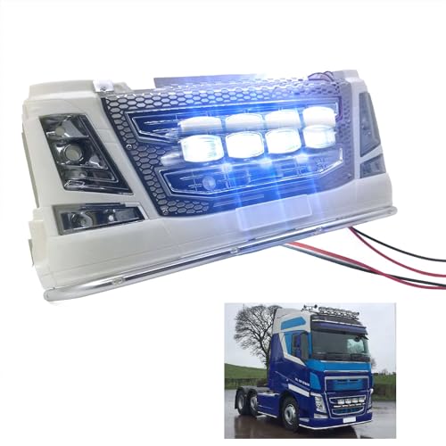 wheelfun RC LKW Frontlicht LED Scheinwerfer für 1/14 Maßstab Funkgesteuerter Traktor Auto 56360 56323 von wheelfun