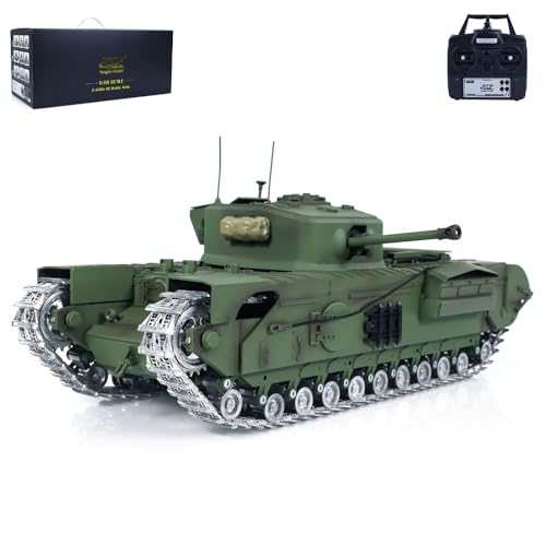 wheelfun TD 1/16 Militär-RC-Panzer Churchill Mk.VII Metallketten Funkgesteuerte Fahrzeuge RC Hobby Modelle von wheelfun