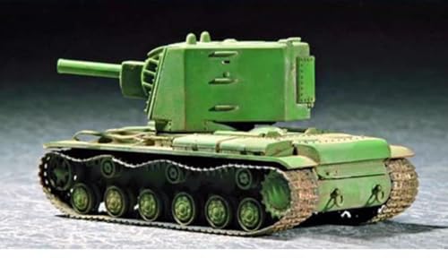 wheelfun Trumpeter 07236 1/72 Russian Kv-2 Big Turret Heavy Tank Modellbausatz Panzerwagen von wheelfun