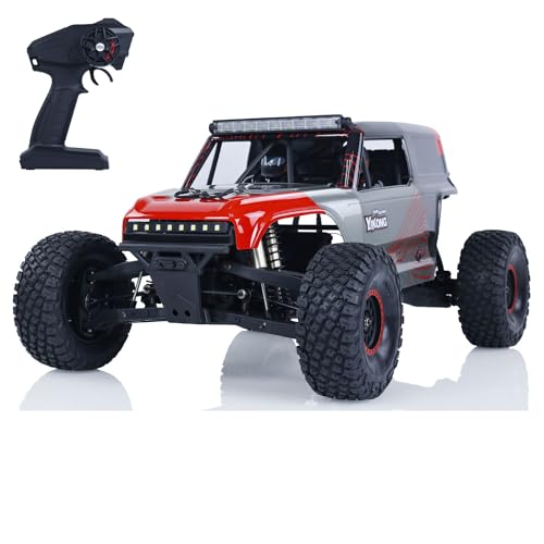 wheelfun YIKONG 4X4 1/7 RC Off-Road Cars 4WD RC Desert Climbing Truck Remote Control Car Model YK4073 TB7 5CH Fernbedienung von wheelfun