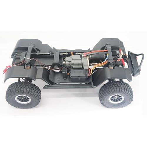 wheelfun YIKONG RC 4WD Crawler Car YK4102 1/10 RC Off Road Truck Modell All Terrain ESC Motor Servo Hobby Grade Climbing Truck für Erwachsene ohne Batterie von wheelfun