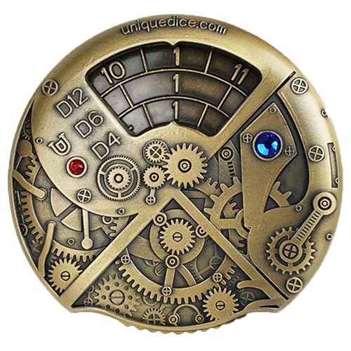 willmove Metall Würfel Spinner 7 in 1 Roulette Würfel für Dungeons and Dragons Rollenspiele D&D Würfel Goblin Cool Dice Roller von willmove