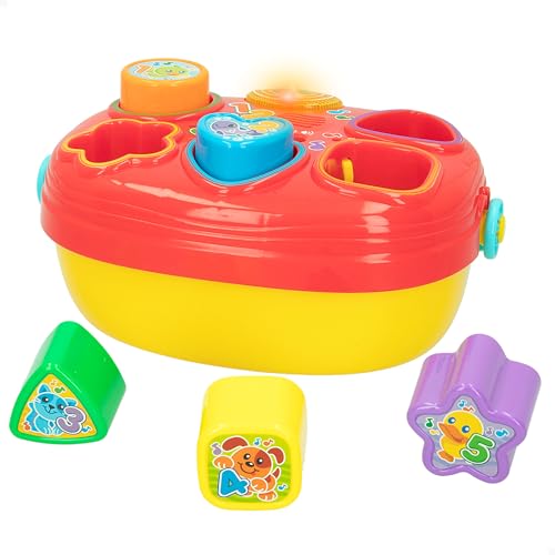 Winfun Korb mit ineinandergreifenden Formen und Melodien, Spielzeug mit Babymusik, Licht und Sound, Musikspielzeug, Picknick, Babygeschenke, 6 Monate, 47254 von winfun