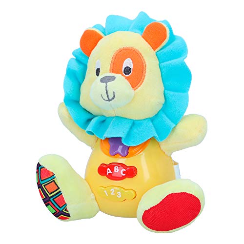 winfun 85367 César EL león Plüschtier Löwe für Babys sprechend & Bunte Lichter, Sprache: Spanisch von winfun