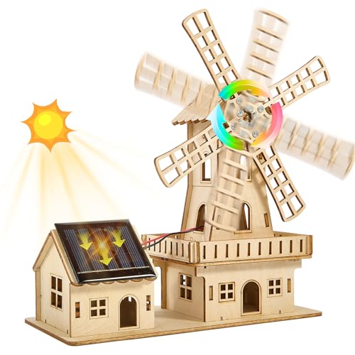 STEM Solarbetriebenes 3D Holzpuzzle - DIY Windmühlenhaus Bausatz,Wissenschaftliches Lernspiel für Kinder 8-15 & Erwachsene,Kreatives Modellbauprojekt,Klare Anleitung auf Deutsch. STEM Solarbetriebenes 3D Holzpuzzle - DIY Windmühlenhaus Bausatz,Wissenschaftliches Lernspiel für Kinder 8-15 & Erwachsene,Kreatives Modellbauprojekt,Klare Anleitung auf Deutsch. von winsonik