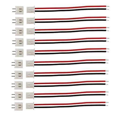 winwill 10 Sätze Jst Xh 2.5-2 Pin-Stecker-Stecker Male mit 200 mm Draht & Buchse von winwill