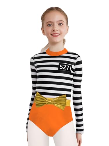 winying Mädchen Gefangener Jumpsuit Gefängnis Häftling Insasse Kostüm Langarm Einteiliger Häftling Overall Karneval Verkleidung Orange 170 winying Mädchen Gefangener Jumpsuit Gefängnis Häftling Insasse Kostüm Langarm Einteiliger Häftling Overall Karneval Verkleidung Orange 170 von winying