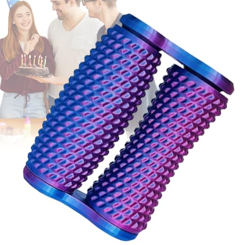 wiroouia Fingertrainer, 3D-Druck Fidget Roller, 360-Grad drehbares Beruhigungsspielzeug für Schüler Mädchen Senioren Jugendliche geeignet für Schule Reisen und wiroouia Fingertrainer, 3D-Druck Fidget Roller, 360-Grad drehbares Beruhigungsspielzeug für Schüler Mädchen Senioren Jugendliche geeignet für Schule Reisen und von wiroouia
