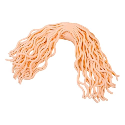 wisoolkic 10 Stück Dark Toy Relief 10x Noodles Fidgets Toy Soft Stretchy 10er Pack/Lot Dehnbares Spielzeug Gumminudeln Spielzeug Jumbo , Orange von wisoolkic