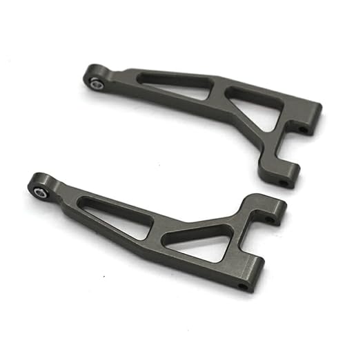 wisoolkic 2 stücke Aluminium Legierung Hinten Oberen Suspension Arm Für H16 16207 16208 16209 16210 1/16 Crawler Verbesserte RC Auto Zubehör, Titan von wisoolkic