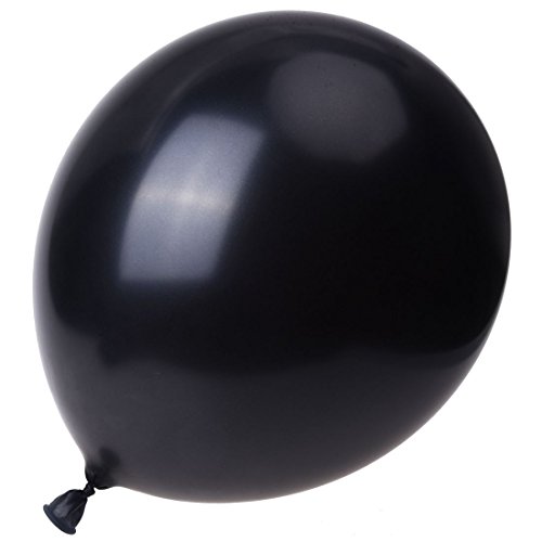 wisspair 10 x 12 Schwarze Hochzeit Ballons von wisspair