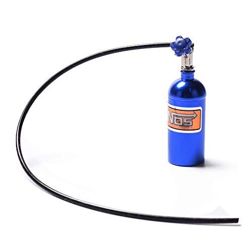 wisspair Stickstoffflasche aus Metall für 1/10 RC Oruga Auto D90 D110 TRX4 Axial Scx10 90046, Blau von wisspair