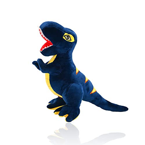 wiztex Doudou Dinosaure Kuscheltier - Peluche Dinosaure 35 cm - Peluche Dinosaure Super Douce - Peluche Dinosaure Cadeau Enfant (Blue Dino) von wiztex