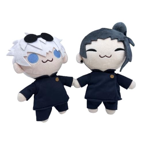 wiztex Gojo and Geto Plüschtier J-ujutsu K-aisen Anime Kuscheltier - Gojo and Geto Stuffed Animals Geschenk für Jungen und Mädchen von wiztex