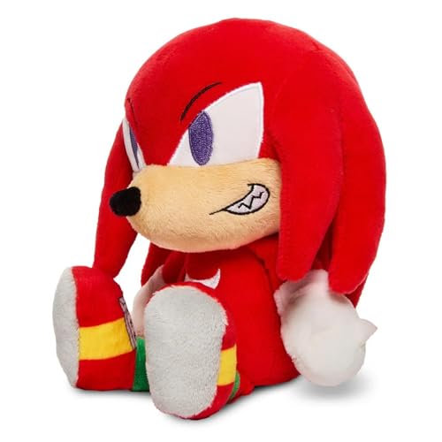 wiztex 28 cm Sonic Kuscheltier -Knuckles Red Sonic Hedge Hog Videospiele-Serie - Gestickte Schwarze Augen Plüschtier - Sonic Spielzeug für Geschenk und Dekoration von wiztex