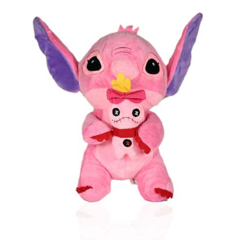 wiztex Stitch Plüschtier - Rosa Weiches und Lustiges Kuscheltier | Disney Plüschtier für Jugendliche und Spielefans (Rosa) von wiztex