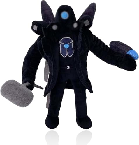 wiztex Titan Speakerman Cuddly Toy - 30 cm Skibidi Plush Toy - Washable PP Cotton Toy in Full Size - Skibide Gift for Children (Titan Camera Man) von wiztex