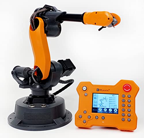 wlkata Mirobot 6DoF Mini Industrial Robotic Arm Professional Kit Programmierbarer Roboterarm Leichter professioneller Desktop-Roboterarm für K12 oder 3D-Drucker von wlkata