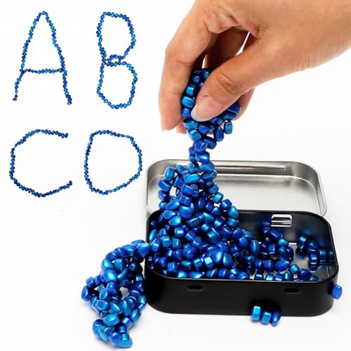 wllqinte Magnetic Stones, 300g Mini Magnetsteine, Magnetspiel Steine, Vielseitiger Stresskiller Büro Geschenk für Anti Stress, Steigern Fingerfertigkeit, Konzentration, Kreativität, Kleine Magnete von wllqinte