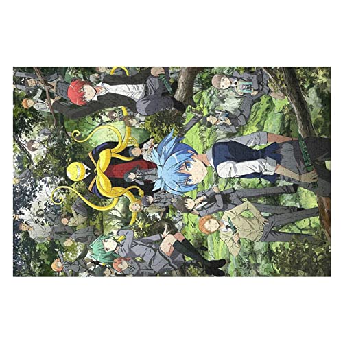 wmyzfs-Assassination Classroom 1000 Teile Puzzles Papierpuzzle Intellektuelles Spielzeug - Anime-Film Holzpuzzle(75x50cm) von wmyzfs