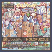 PERIC 4260739310009 Holzpuzzle Köln, ca. 20x25cm von woodiPu