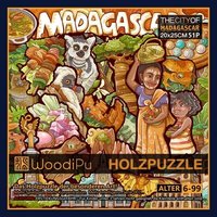 PERIC 4260739310191 Holzpuzzle Madagascar, ca. 20x25cm von woodiPu