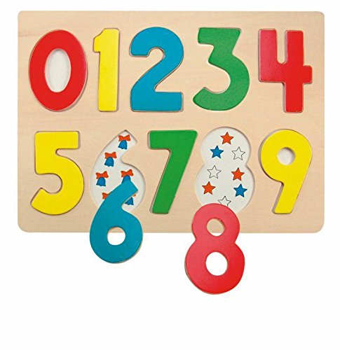 PUZZLE LEGESPIEL ZAHLEN ZAHL ZIFFER SPIEL HOLZ Holzspielzeug Kinderland von woody