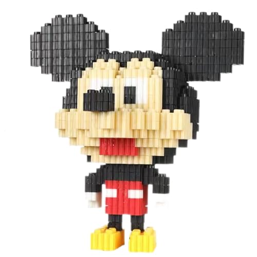 wopin Mouse Cartoon Nano Baustein Wpoin Kinder Bausteine Mini DIY Gebäude Lernspielzeug Dasiy Micro Brick Figuren Spielzeug Spaß Bausteine Geschenk für Kinder Erwachsene von wopin