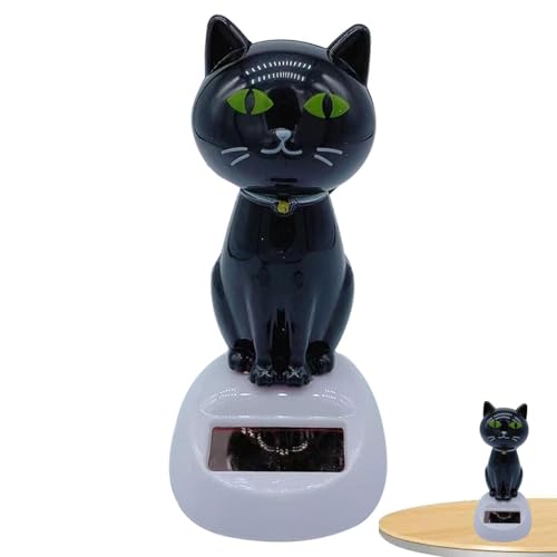 Solar Dancing | Lustige Katzenform -Design niedliche Solars Powered Swinging Cat Dashboard Dekoration | Kleine animierte Bobble -Tänzerauto -Dashboards für Kinder, Mädchen, Kinder, Solar Dancing | Lustige Katzenform -Design niedliche Solars Powered Swinging Cat Dashboard Dekoration | Kleine animierte Bobble -Tänzerauto -Dashboards für Kinder, Mädchen, Kinder, von wqibq