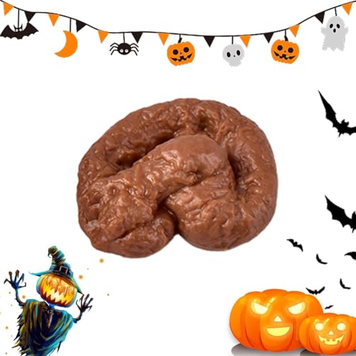 wqibq Fake Poop – Fake Shit – Fake Shit Realistischer Fake Poop – Realistische Witze Kniffliges Spielzeug Halloween-Zubehör für Badewannen, Betten, Böden, Schubladen, Zunge von wqibq