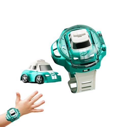 wqibq Ferngesteuertes Uhrenauto für Kinder, ferngesteuertes Uhrenauto-Spielzeug - Kreatives RC-Auto-Uhrenspielzeug,Rennwagen-Handgelenkspielzeug, Fernbedienung, Uhr, Auto, Spielzeug für, Mädchen, von wqibq