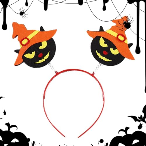 wqibq Halloween Stirnband,Halloween Haarband - Haarreifen Haarschmuck Cosplay Kopfbedeckung,Halloween-Cosplay-Haarreifen, stilvoll, selbstklebend, für Erwachsene und Kinder, Mottoparty von wqibq