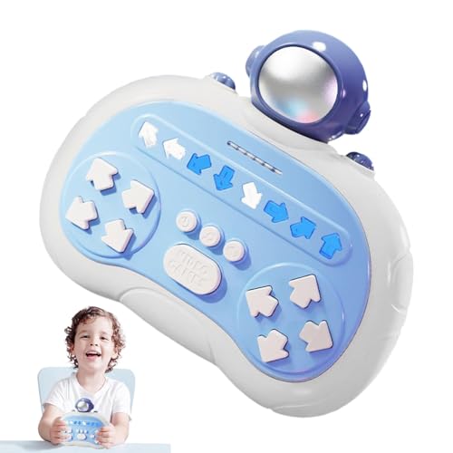 wqibq Schnelles Push-Bubble-Spielzeug, Quick-Push-Bubble-Spiel,Fast Push Handheld-Spiel - Handspielzeug mit Ton und Licht, Denkspiel für und Mädchen von wqibq