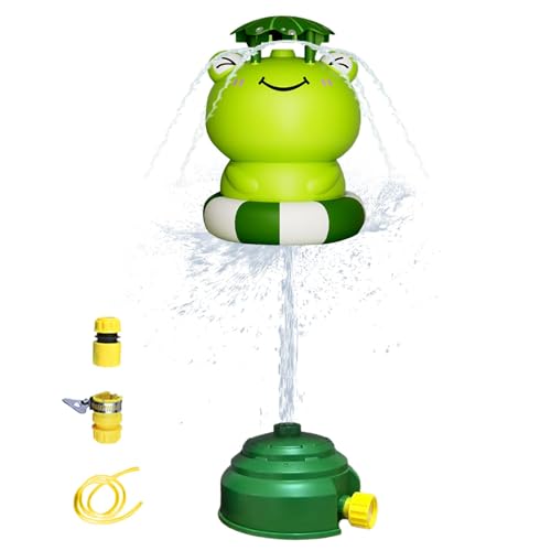 wqibq Sprinkler für den Außenbereich, Wasserrakete, Wasserrakete für Geburtstag, Raketenregner, Partyspiel für Haustiere, Sommer, Hinterhof, Garten, 3 Jahre von wqibq