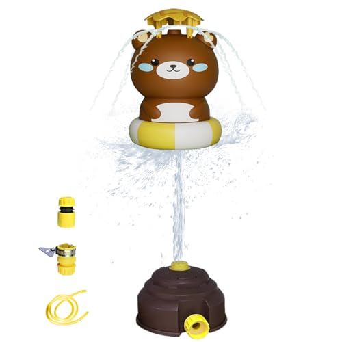 wqibq Sprinkler für den Außenbereich, Wasserrakete, Wasserrakete für Geburtstag, Raketenregner, Partyspiel für Haustiere, Sommer, Hinterhof, Garten, 3 Jahre von wqibq