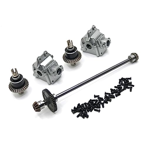 wueiooskj 1/14 RC Auto Getriebe Upgrade Metall Differentialgetriebe Reparatursatz Ersatz für WLtoys 144010 144001 144002, Geben Sie 7 EIN von wueiooskj