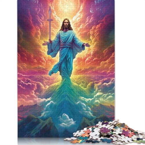 1000-teiliges Puzzle „Brasilien Jesus Erlöser“ Puzzle aus Papier Lernspielzeug 1000 Teile (38 x 26 cm) von wuzihanptpt