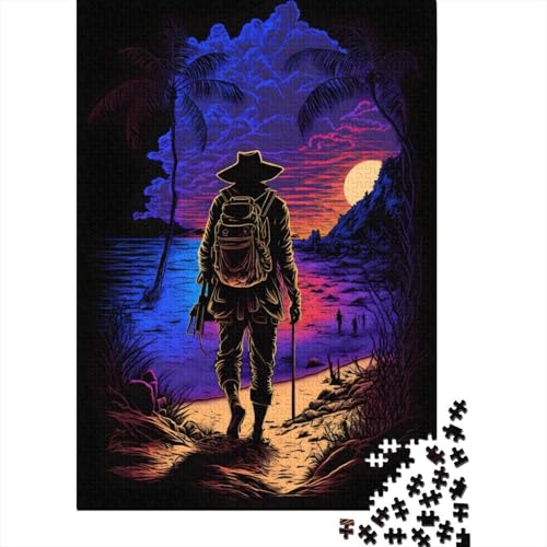 1000-teiliges Puzzle für Erwachsene „The Chosen Treasure Hunter“ Puzzles für Erwachsene und Jugendliche Holzpuzzle Spielzeug Denkspiel 1000 Teile (75 x 50 cm) von wuzihanptpt