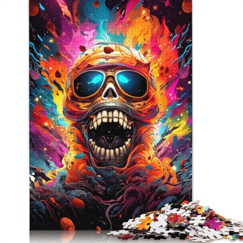 1000-teiliges Puzzle für Erwachsene Fantasie-Puzzle mit farbenfrohem Astronautenmotiv Papierpuzzle Lernspiel für Erwachsene und Kinder 1000 Teile (38 x 26 cm) von wuzihanptpt