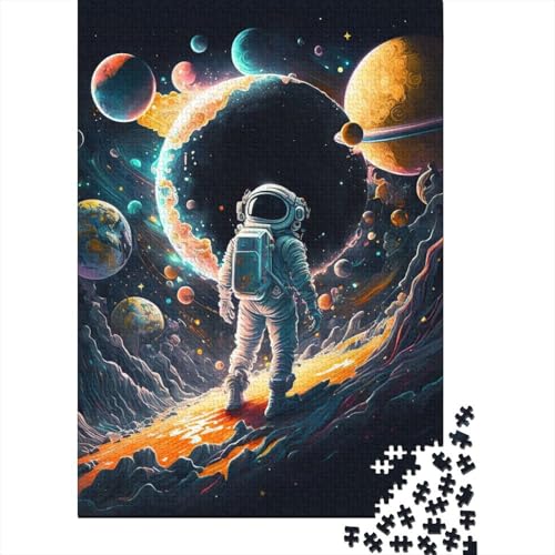 1000-teiliges Puzzle für Erwachsene Weltraum-Puzzles für Erwachsene und Jugendliche Holzpuzzle Spielzeug Denkspiel 1000 Teile (75 x 50 cm) von wuzihanptpt