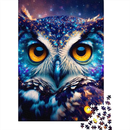 300-teiliges Puzzle Eulen-Puzzle für Erwachsene und Jugendliche Holzbrett-Puzzle Spielzeug Denkspiel 300 Teile (40 x 28 cm) von wuzihanptpt