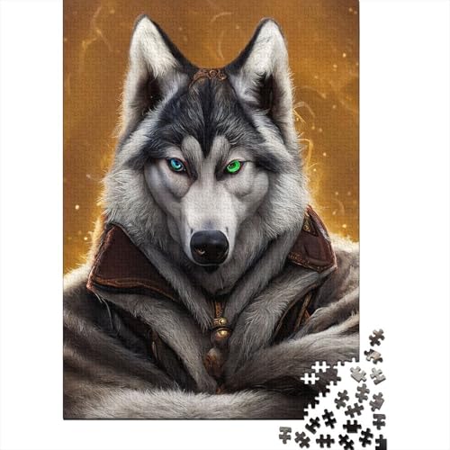 300-teiliges Puzzle für Erwachsene Mr. Husky Puzzle für Erwachsene Holzbrett-Puzzle Lernspiele Heimdekorations-Puzzle. 300 Teile (40 x 28 cm) von wuzihanptpt