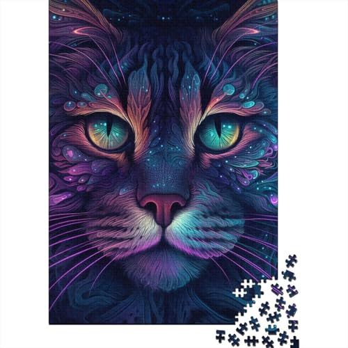 500-teiliges Puzzle Mystery-Puzzle für Erwachsene Holzbrett-Puzzle Lernspielzeug 500 Stück (52 x 38 cm) von wuzihanptpt