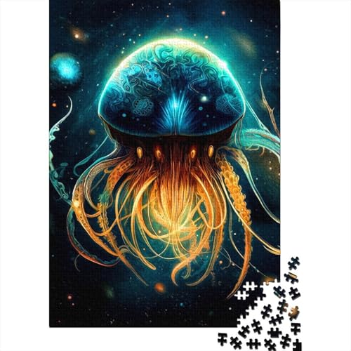 Puzzle „Oktopus“ 500 Teile Puzzle für Erwachsene und Jugendliche Holzbrettpuzzle Tolles Geschenk für Erwachsene 500 Teile (52 x 38 cm) von wuzihanptpt